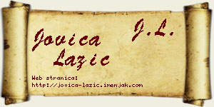 Jovica Lazić vizit kartica